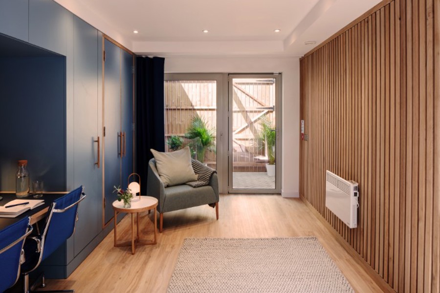 Image of the court room at Bairns Hoose