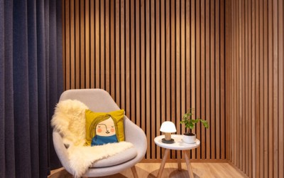 Image of the interview room at Bairns Hoose