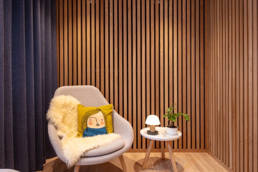 Image of the interview room at Bairns Hoose